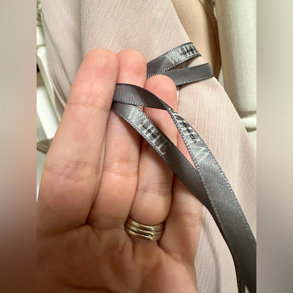 Vera Wang chiffon maxi dress, size 2 - Picture 8 of 11